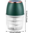 thumbnail image 2 of 2026 Upgrade Electric Garlic Chopper, Electric Mini Food Processor Portable Veggie Cutter Chopper, USB Rechargeable Food Chopper for Mashing Garlic Chili Onion Fruit Ginger (White), 2 of 6
