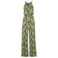 thumbnail image 4 of LASCANA Women's Halter Neck Jumpsuit Smocking, 4 of 5