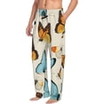 thumbnail image 2 of Daiia Butterflies Men's Sleep Pant with Pockets and Drawstring,Pajama Pants-X-Large, 2 of 9