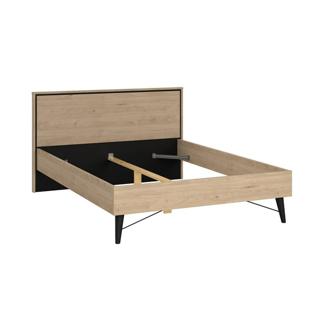 Cama Queen Size Laky Roble - Kessa Muebles