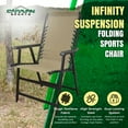 thumbnail image 2 of Caravan Canopy Infinity Suspension Portable Folding Chair, Regular, Beige, 2 of 10