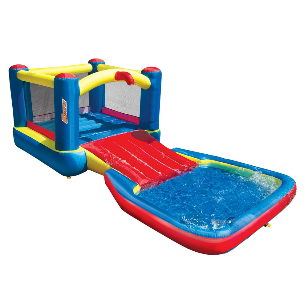 Banzai 35533 Bounce N Splash Water Park Aquatic Activity Play Center