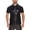 Black, variant on Men Shiny Patent Leather Shirt, Short Sleeve, Male Soft Leather Casual Tops