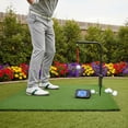 thumbnail image 5 of Lazsy Golf Hitting Practice Aid Adjustable Height Golf Swing Training Stable Ground Stake Training Equipment for Beginners, Backyard, 5 of 10
