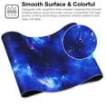 thumbnail image 4 of Jahosin Large Gaming Mouse Pad with Stitched Edges,[35.4x15.7In] Extended Mouse Pad with Non-Slip Natural Rubber Base for Gamer/Desktop/Office/Home 90x40 BluespaceJ, 4 of 6