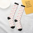 thumbnail image 4 of Daiia Sports Socks Cute Pig Printed Novelty Crew Socks for Men Women Knee High Socks Cotton Socks Soft & Breathable Support Unisex Socks, 4 of 9