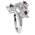 thumbnail image 2 of Sterling Genuine Garnet Rings for Women Make Great Gifts for Women, 2 of 5