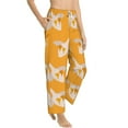 thumbnail image 3 of Kdxio Women's Comfy Stretch Flying DucksPrint Drawstring Pajama Pants-X-Large, 3 of 9