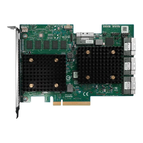 Lenovo ThinkSystem 940-32i - Contrôleur de Stockage (RAID) - 32 Canaux - SATA / SAS 12 Go/s - RAID RAID 0, 1, 5, 6, 10, 50, JBOD, 60 - PCIe 4.0 x8 - pour ThinkSystem SR650 V2; SR665; SR850 V2; SR860 V2; ST650 V2