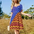 thumbnail image 2 of Irregular Stripe Dress Elegant Dresses Plus Sizes Dress Summer 2025 Women Long Dress Women Women's Dress, 2 of 6