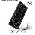 thumbnail image 5 of Xpression Cover for Apple iPhone 14 Plus (6.7") Fashion Stone Stylish Flake Glitter Bling Hybrid Ultra Slim Glossy TPU Rubber Hard PC Phone Case - Butterfly, 5 of 9