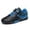 Blue, variant on Djtdsds Kids Soccer Cleats Adjustable Strap Non-Marking Football Shoes Size:5-5.5 Years