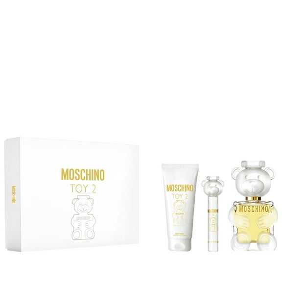 MOSCHINO TOY 2 by Moschino 3 PIECE GIFT SET - 3.4 OZ EAU DE PARFUM SPRAY NEW Box