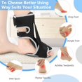 thumbnail image 2 of Plantar Fasciitis Night Splint, Adjustable Plantar Fasciitis Relief Night Splint for Women & Men, Relief Brace for Plantar Fasciitis Relief, Achilles Tendonitis and Foot Drop, Black, 2 of 5