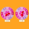 thumbnail image 2 of Tablero Sensorial Piezas De Juguete Juguetes De Educación Temprana Para Juegos De Cognición Reloj Unisex Rosa+Material De Tablero Ocupado Material Didáctico Lindo De Madera Para Actividades CUTICAT none, 2 of 4