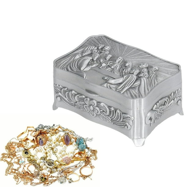 Herramientas y mejoras para el hogar Elegantmedical Collar de rosario de la Última Cena Caja eucarística Estuche para rosario romano católico Un cortador