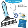 thumbnail image 6 of Dog Brush for Shedding Dematting Pet Grooming Undercoat Rake Comb, 6 of 7