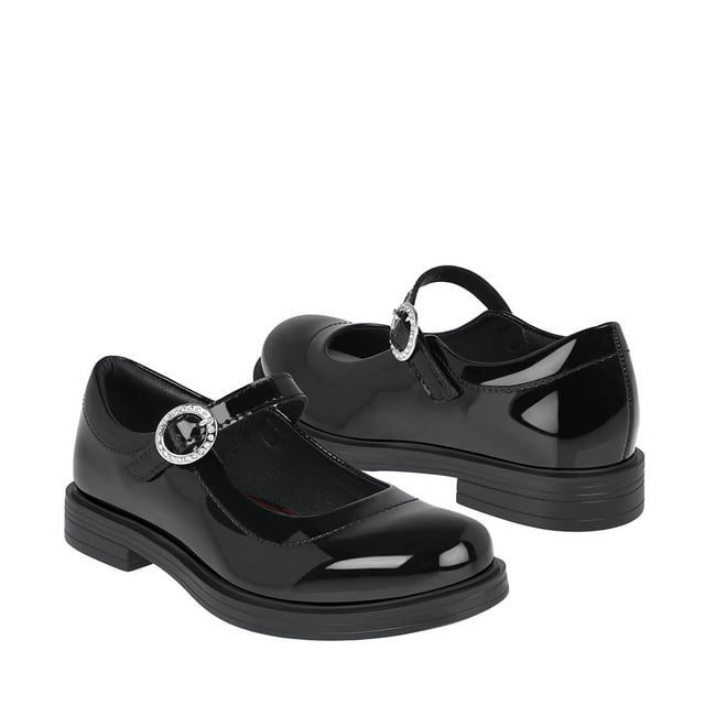 ZAPATOS ESCOLARES NIÑA CHABELO C1024-A CHAROL NEGRO