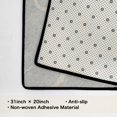 thumbnail image 6 of Modern Abstract Kitchen Mat 31"x20" Non Slip Soft Plush Low Profile Kitchen Rug, Textured Sink Mat for Laundry Room Bedroom Office, 6 of 6