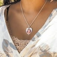 thumbnail image 7 of PicturesOnGold.com Personalized Engraved Picture Necklace Heart Shaped Custom Pendant/Photo Customized Necklace with Picture Inside Diamond Cut Edge - 1 Inch x 1 Inch (14k Yellow Gold, Photo Only), 7 of 7