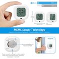 thumbnail image 4 of 2 piezas Bluetooth higrómetro termómetro, sensor de temperatura de humedad con exportación de datos compatible con ios Android, alarma, compatible con el hogar, guía Afortunado Sencillez, 4 of 4