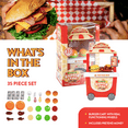 thumbnail image 4 of Burger Stop Cart 35-Piece Playset, 4 of 6