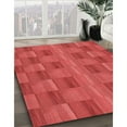 thumbnail image 3 of Ahgly Company Machine Washable Indoor Square Transitional Orange Area Rugs, 3' Square, 3 of 7