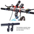 thumbnail image 4 of Dalazy 20CM Aluminum Alloy  Handlebar Extender Mountain Bike  Front Black 20cm, 4 of 8