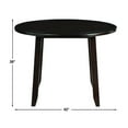 thumbnail image 3 of Yorktown Espresso Wood Finish 5-piece Dining Set, 3 of 9