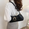 thumbnail image 5 of Messenger bags，Artificial leather shoulder bags, Fashion casual commuter handbags - black, 5 of 5
