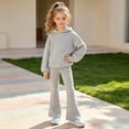 thumbnail image 2 of Enyan Toddler Girl Clothes Sets Fall Warm Sweatshirt Pants Long Sleeve Sweatsuits Winter Outfits,8-9 Years, 2 of 7