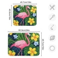 thumbnail image 4 of Yayeee Dish Drying Mat for Kitchen Counter 16"x18" Microfiber Absorbent Pad, Pink Flamingo Pattern, 4 of 7
