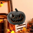 thumbnail image 7 of Sylvtty Halloween Pumpkin Lantern Light Up Pumpkin Ornament with Spooky Curved Face for Halloween Party Indoor Outdoor Decor, 7 of 7