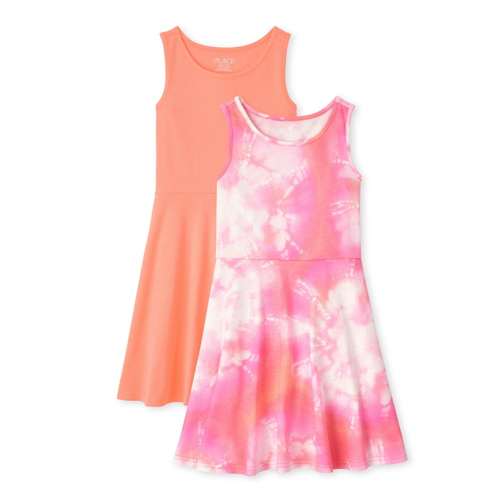 The Children's Place The Children's Place Girls Tank Dresses, 2Pack