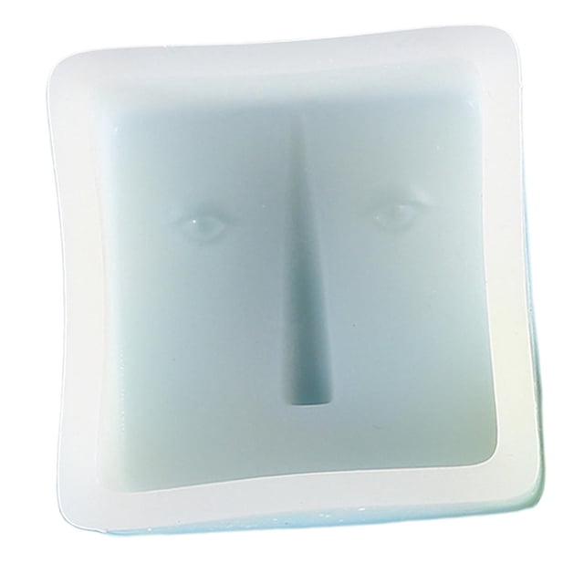Herramienta de Fundición de Cara Humana para Hacer Velas de Silicona 3D, Adorno para Decoración Del Hogar, Artesanía DIY para Jabón de Caramel 104 mm x 104 mm x 37 mm Macarena vela morir