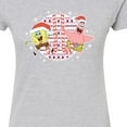 thumbnail image 3 of SpongeBob SquarePants - Spongebob Patrick Candy Canes - Juniors Fitted Graphic T-Shirt, 3 of 6