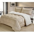 thumbnail image 5 of Home Classic Collection Micro Mink Sherpa Convertible Comforter Set, 5 of 7