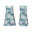 thumbnail image 7 of Fotbe enchanted winter snowflake holly Pattern Women’s Summer Tank Midi Dress – Sleeveless A-Line Dress, Floral T-Shirt Dress, Casual Flowing Beach Sundress, 7 of 7