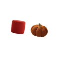 thumbnail image 5 of CarpNettore Round Ottoman Foot Rest Stool Bench Seat Chair Small Cylinder Sofa Tea Stool Halloween Pumpkin Pillows Stuffed Plush Decorative Cushion for Office Bedroom Nursery Apartment Room Decor, 5 of 8