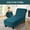 Dark Blue, variant on ATJIA Velvet Armless Lounge Chaise Slipcover Stretch Chaise Couch Cover Furniture Cover Soft Sofa Slipcover