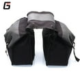 Motorcycle canvas waterproof panniers box side tool bags pouch for