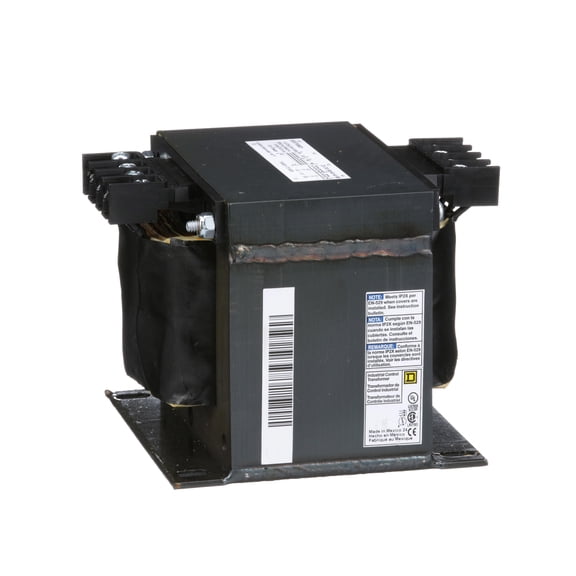 Square D Control Transformer, 1 kVA, Not Rated, 120V AC, 240/480V AC 9070T1000D1
