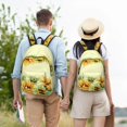thumbnail image 3 of Salouo Sunflowers On A Yellow Background for Travel Backpack for Men Women,Casual Laptop Backpack Daypack Business Work Bag for Travel、Hiking、Weekend -Medium, 3 of 5