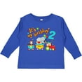 thumbnail image 3 of Inktastic It's My Birthday Circus Train 2nd Birthday Boys or Girls Long Sleeve Toddler T-Shirt, 3 of 5
