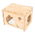 thumbnail image 1 of Casa de madera para pájaros para interior de jaula, nido de invierno, caja nido decorativa de madera para periquitos, cotorras, agapornis, pinzones y, 1 of 9