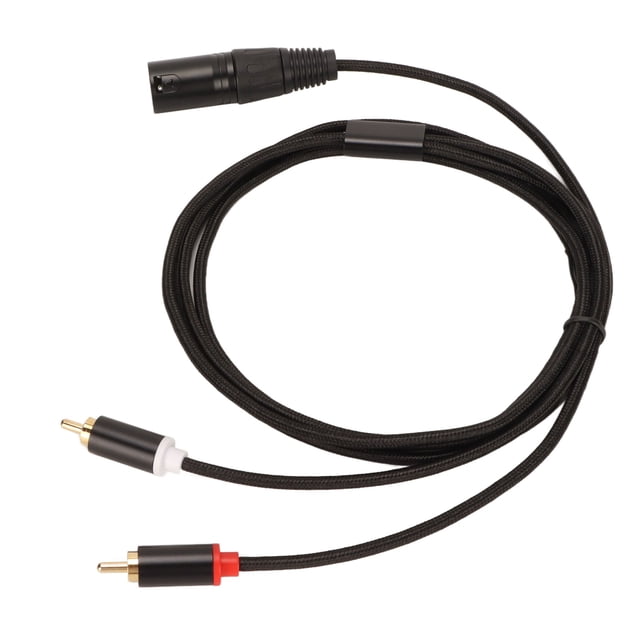 Cable XLR Macho A 2 , Señal Clara, Cable Sin Pérdidas, Sonido HiFi Dividido Para Mezclador, Altavoz Activo, Micrófono