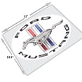 thumbnail image 2 of Ford Mustang Circle Logo Perforated Unobstructed View 18" Vinyl Window Film Adhesive Wrap Graphic Decal, 2 of 6