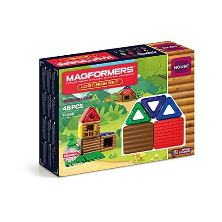 Magformers log cabin on sale