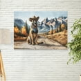 thumbnail image 2 of Welcome Fall Western Cowboy Belgian Malinois Enjoys Majestic Autumn Horizontal Matte Canvas Poster Sheepdog Dog Lover Gifts Wall Art Home Decor - 01007, 2 of 5