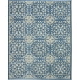 thumbnail image 2 of Walmart Bliss Modern Floral Ivory/Blue 7'10" x 9'10" Area Rug, (8' x 10'), 2 of 6